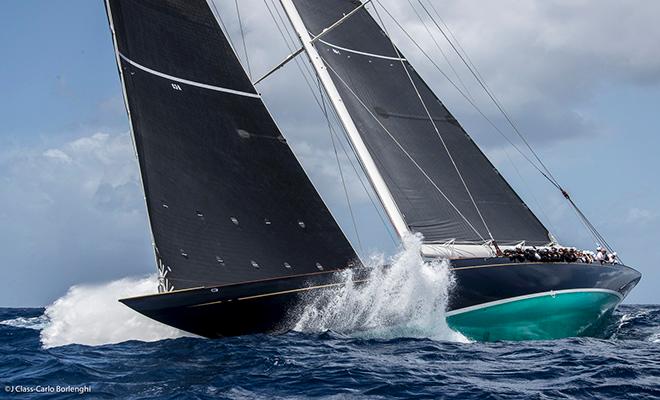 2017 St Barths Bucket Regattas - J-Class Race Day 1 © JClass - Carlo Borlenghi